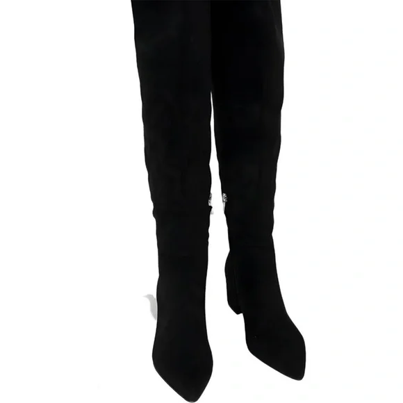 Elegant New in box Marc Fisher Black Women's Over the Knee-High Boots - Picture 7 of 12